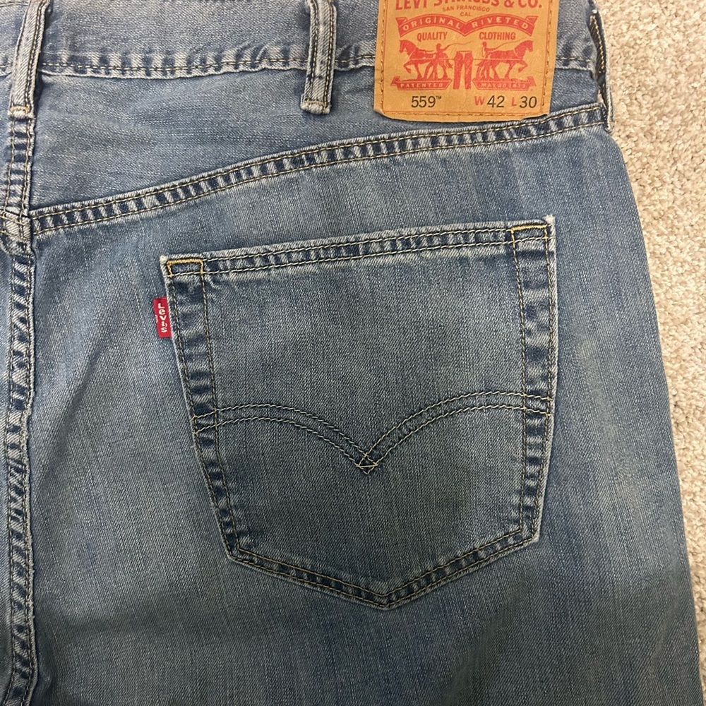 Levi's Relaxed Fit Light Blue Jeans